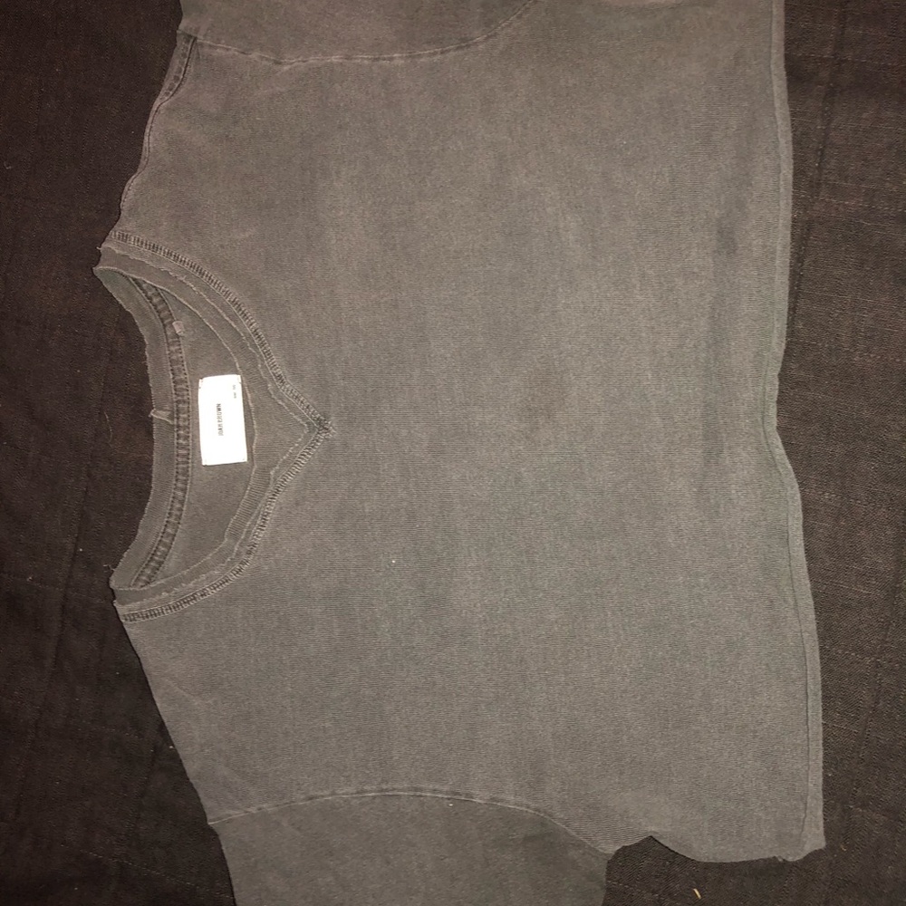 JOAH BROWN one size crop top ( distressed)
